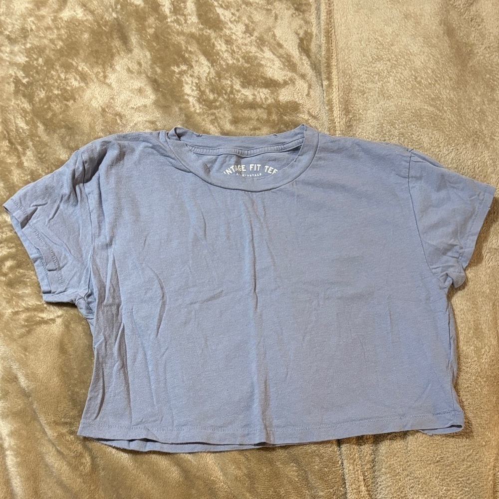 Aeropostale Blue Crop Top